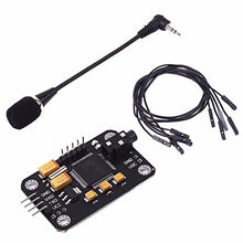 Load image into Gallery viewer, Beaster Voice Recognition Module with Microphone Dupont Jumper Wire Speech Recognition Voice Control Board for Arduino
