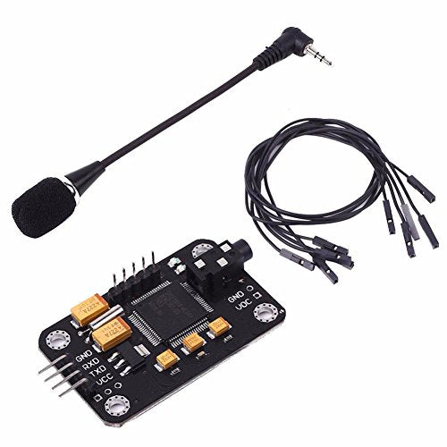 Beaster Voice Recognition Module with Microphone Dupont Jumper Wire Speech Recognition Voice Control Board for Arduino
