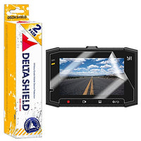 DeltaShield Screen Protector for Yi 2.7K Ultra Dash Cam (2-Pack) BodyArmor Anti-Bubble Military-Grade Clear TPU Film