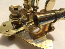 Load image into Gallery viewer, Shaheera Nautical 4&quot; Nautical Brass Sextant ~ NO BOX ~ Sextent Astrolabe A
