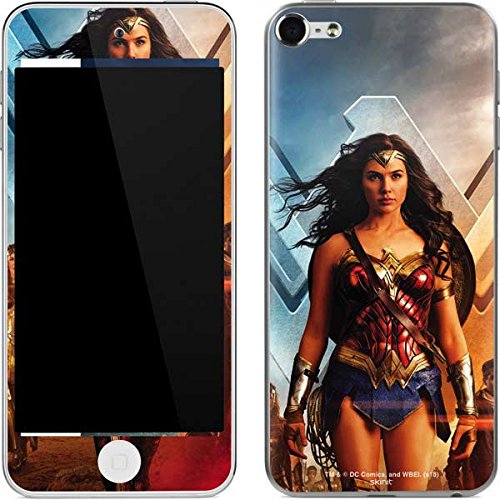 Skinit Decal MP3 Player Skin Compatible with iPod Touch (6th Gen 2015) - Officially Licensed Warner Bros Wonder Woman Unconquerable Warrior Design