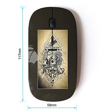 Load image into Gallery viewer, KawaiiMouse [ Optical 2.4G Wireless Mouse ] Free Mason Pyramid Symbolism Engineer
