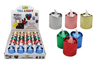 Diamond Visions 08-1744 Colorful Flameless LED Tea Light Multipack (3 Lights)