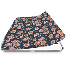 Load image into Gallery viewer, CasesByLorraine Apple iPad Air 2 Case, Vintage Floral Print Stylish Smart Cover for iPad Air 2 with auto Sleep &amp; Wake Function - P19
