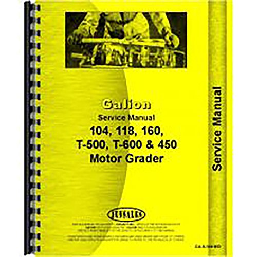 New Galion T500 Motor Grader Chassis Only Service Manual