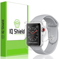 IQ Shield Full Body Skin Compatible with Apple Watch Series 3 (38mm)(Nike+ S3) + LiQuidSkin Clear (Full Coverage) Screen Protector HD and Anti-Bubble Film