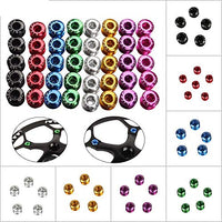 Davitu Connectors - Litepro Bike Chainring Screws Chainwheel Bolts for Single/Double/Triple Speed - (Color: Green, Package: 1pcs, Pins: single speed)