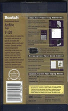 Load image into Gallery viewer, Scotch T-120 Professional Grade Archive VHS Hi-Fi Video Tape
