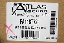 Load image into Gallery viewer, Atlas Sound Fa118T72 Strategy Series 8&quot; System Loud Speakers
