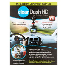 Load image into Gallery viewer, Tristr 81413-7 Clear Dash HD Car Dashboard Camera - Black Pack of 3
