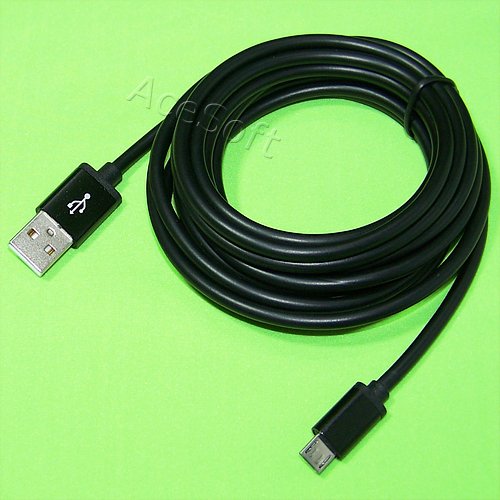 Micro USB Data Sync Charging Copper Cable 9ft/3m Cable for Samsung HTC Motorola Nokia Huawei LG Android and More Smart Phone