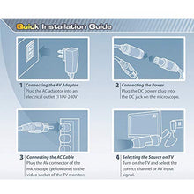 Load image into Gallery viewer, Dino-Lite RCA Eyepiece Camera AM422XN  640 x 480 Resolution, Use for Traditional Microscope
