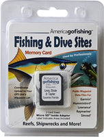 America Go Fishing - Fishing and Dive Sites Memory Card - Levy Dixie Taylor Counties Florida