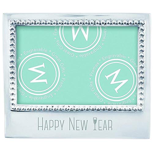 The Original Happy New Year Statement Frame Crafted by Mariposa - 4x6