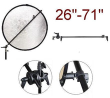 Load image into Gallery viewer, Ardinbir 26&quot;-71&quot; Black Studio Disc Reflector holder Arm with Grip head (Arm only)
