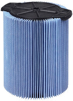 WORKSHOP Wet Dry Vac Filters WS22200F2 Fine Dust Wet Dry Vacuum Filters (2-Pack - Shop Vacuum Cleaner Filters) For WORKSHOP 5-Gallon to 16-Gallon Shop Vacuum Cleaners