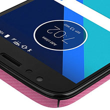 Load image into Gallery viewer, Skinomi Pink Carbon Fiber Full Body Skin Compatible with Moto E5 Play (5th Generation, 2018, Moto E5 Cruise)(Full Coverage) TechSkin with Anti-Bubble Clear Film Screen Protector
