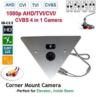 CCTV Spy Corner Mount Hidden Security Camera 700 TV Lines with 2.8mm Lens