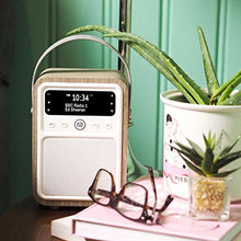 Load image into Gallery viewer, VQ Monty HD Digital Radio with AM &amp; FM, Bluetooth &amp; Alarm Clock Shortwave Radio  Real Wood Case Green Grass Oak
