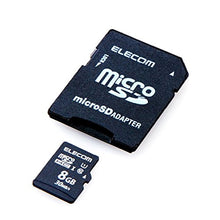 Load image into Gallery viewer, Elecom MF-MS008GU11LRA Micro HC Card, 8 GB, UHS-I Compatible, Class 10, Waterproof, IPX7, Data Recovery Service Included
