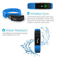 Load image into Gallery viewer, Ematic Ematic TrackBand Wireless Activity &amp; Sleep Tracker - Wearable Tech - Blue
