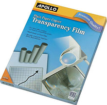 Load image into Gallery viewer, Apollo Plain Paper Copier Film Without Stripe, Black-&amp;-White, 100 Sheets
