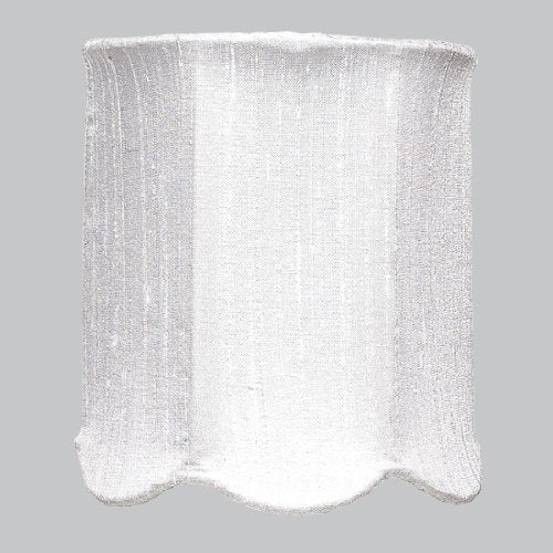 Jubilee Collection 2508 Scallop Drum Chandelier Shade, White