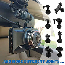 Load image into Gallery viewer, Anumit Dash Cam Mount, Universal Dash Camera Rear View Mirror Mount Holder Kit for YI, Rexing, APEMAN, Anker Roav, Aukey, CHORTAU, Z-Edge, Old Shark, KDLINKS X1, E-ACE, Peztio and Most Other Dash Cam
