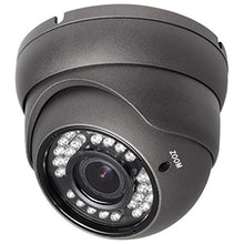 Load image into Gallery viewer, SPT Security Systems INS-D1200G Outdoor 3 Axis IR Dome Camera, 1000TVL 2.8mm to 12mm Varifocal Lens (Gray)
