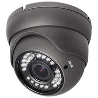 SPT Security Systems INS-D1200G Outdoor 3 Axis IR Dome Camera, 1000TVL 2.8mm to 12mm Varifocal Lens (Gray)