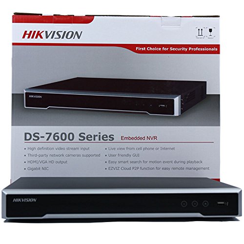 Hikvision DS-7616NI-I2/16P US English Version 16CH Embedded 4K POE NVR Recorder Black Can Be Update