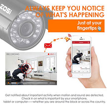 Load image into Gallery viewer, ZOSI 8-Channel HD-TVI 1080N/720P Video Security System DVR recorder with 4x HD 1280TVL Indoor/Outdoor Weatherproof CCTV Cameras NO Hard Drive ,Motion Alert, Smartphone&amp; PC Easy Remote Access
