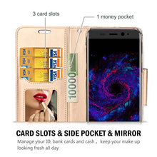 Load image into Gallery viewer, ProCase Galaxy S8 Wallet Case, Flip Kickstand Case with Card Slots Mirror Wristlet, Folding Stand Protective Cover for Galaxy S8 2017 -Purple
