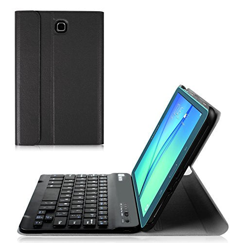 Fintie Keyboard Case for Samsung Galaxy Tab A 8.0 (2015), Slim Shell Stand Cover w/Magnetically Detachable Bluetooth Keyboard Compatible Tab A 8.0 SM-T350/P350 2015 (NOT Fit 2017/2018 Version), Black