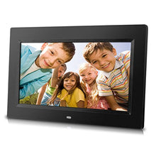 Load image into Gallery viewer, 10-Inch Digital Photo Frame (Black), Hi-Resolution, Various Transitional Effects, Slide Show,Interval time Adjustable, Plug in a SD Card or Flash Drive to Access and Display Your Photos.
