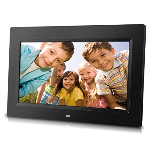 10-Inch Digital Photo Frame (Black), Hi-Resolution, Various Transitional Effects, Slide Show,Interval time Adjustable, Plug in a SD Card or Flash Drive to Access and Display Your Photos.