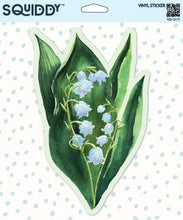 Load image into Gallery viewer, Squiddy Watercolor Lily of The Valley - Vinyl Sticker for Car, Laptop, Notebook (5&quot; Tall)
