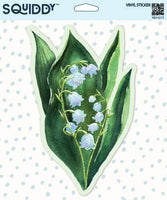 Squiddy Watercolor Lily of The Valley - Vinyl Sticker for Car, Laptop, Notebook (5