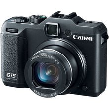 Load image into Gallery viewer, Canon PowerShot G15 12MP Digital Camera with 3-Inch LCD (Black) (OLD MODEL)
