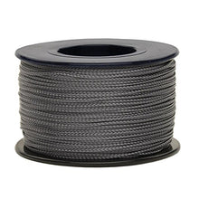 Load image into Gallery viewer, Nano Cord .75mm 375ft Small Spool Lightweight Braided Cord (Charcoal)
