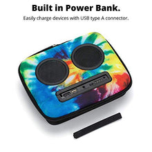 Load image into Gallery viewer, Bluetooth Speaker Backpack with 20-Watt Speakers &amp; Subwoofer for Parties/Festivals/Beach/School. Rechargeable, Works with iPhone &amp; Android (Tie Dye, 2022 Edition)
