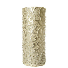 Load image into Gallery viewer, Hand-Crafted Unscented Sculptured Glitter Flameless LED Candle
