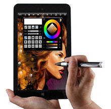 Load image into Gallery viewer, Navitech Grey Fine Point Digital Active Stylus Pen Compatible with DELL Venue 8 7840 / Dell Venue 8 (2014)
