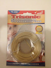 Load image into Gallery viewer, Trisonic 50 feet Telephone Phone Extension Cord Cable Line Wire (50 Feet, Ivory)

