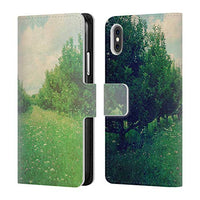 Head Case Designs Officially Licensed Olivia Joy StClaire Orchard Nature Leather Book Wallet Case Cover Compatible with Apple iPhone X/iPhone Xs