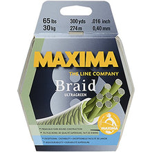 Load image into Gallery viewer, Maxima Braid, 65 lb/300 yd, Yellow
