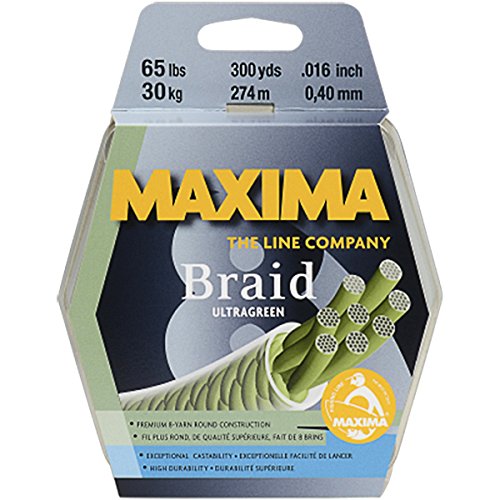 Maxima Braid, 65 lb/300 yd, Yellow