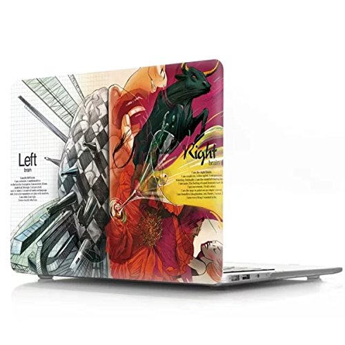 MacBook Retina 15 inch Case A1398, PapyHall MacBook Left and Right Brain Print Pattern Plastic Hard Case for MacBook Pro 15 inch with Retina Display (NO CD-ROM) Model: A1398 - Brain 5