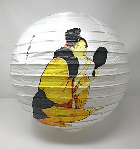 THY COLLECTIBLES Oriental Chinese Japanese Festival Party Celebration Home Decor Lantern Geisha Design 16