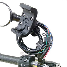 Load image into Gallery viewer, Audio/Power Cable Motorcycle Mirror Bike Mount for Garmin Montana
